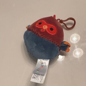 Squishmallow rooster keychain